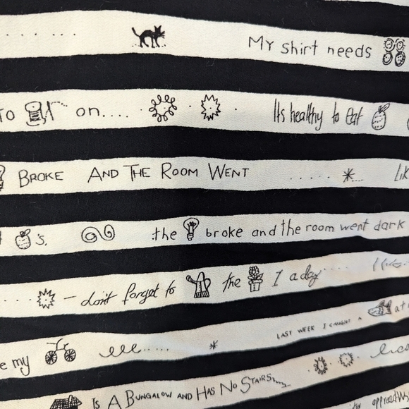 Vintage Homemade vest XL cute sayings on the fabric one of a kind teacher core - Picture 7 of 9